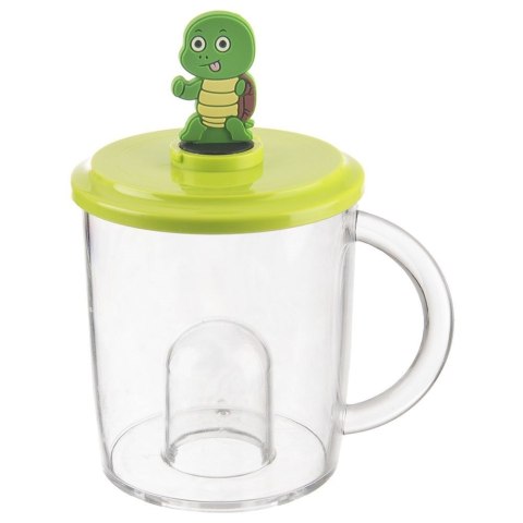 Kubek z Figurką dla Dziecka Żółw 240 ml ORION Tritan BPA Free do Zmywarki