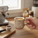 Kubki do Espresso 110 ml Kolorowe Napisy Zestaw 6 szt. Ceramika