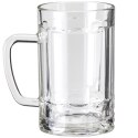 Kufel do Piwa Szklany 330 ml z Uchem Gruby Klasyczny Prezent