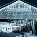 Kurtyna Świetlna Zewnętrzna 500 led 11,5 m ORION Zimna Barwa ip44