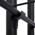 Kwietnik Stojak Kaskada Metalowy Czarny 8-poziomowy VILDE 142 cm