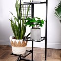 Kwietnik Stojak na Kwiaty 4-Poziomowy Kaskada Metalowy Loft VILDE 102 cm