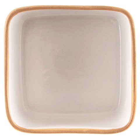 Miseczka Kokilka Ceramiczna Kwadratowa do Zapiekania Biała 90 ml ORION