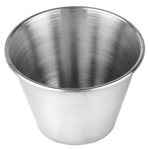 Miseczki do Sosów Dipy Dipówki Stalowe Srebrne Zestaw 12 szt. 75 ml VILDE