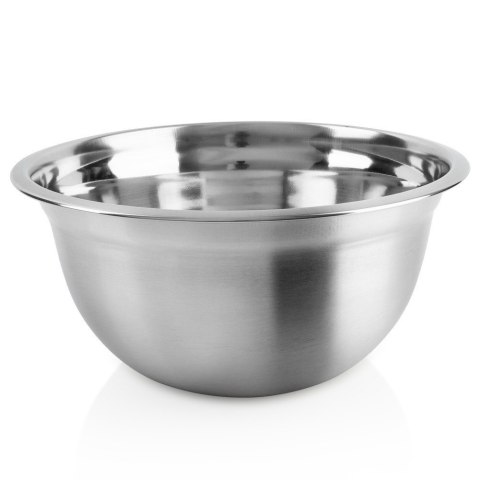 Miska Kuchenna Stalowa Okrągła Srebrna Matowa 3,2 L 24 cm VILDE