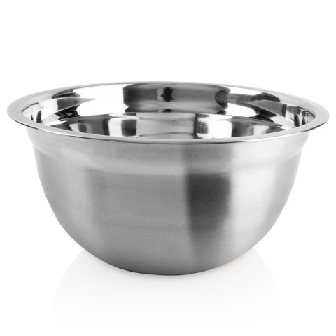 Miska Kuchenna Stalowa Okrągła Srebrna Matowa 5 L 28 cm VILDE