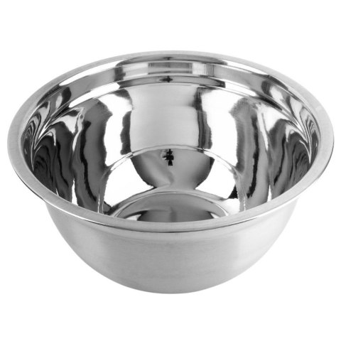 Miska Kuchenna Stalowa Okrągła Srebrna Matowa 5 L 28 cm VILDE