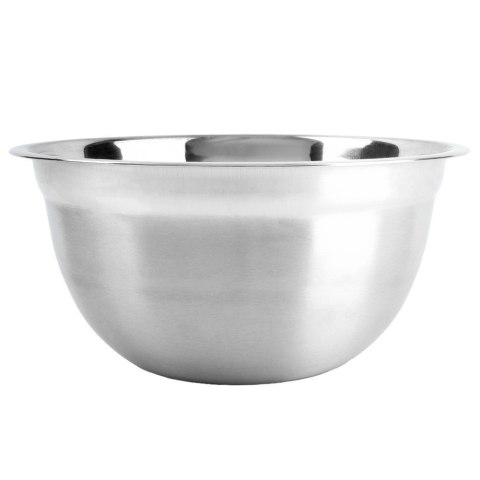 Miska Kuchenna Stalowa Okrągła Srebrna Matowa 5 L 28 cm VILDE
