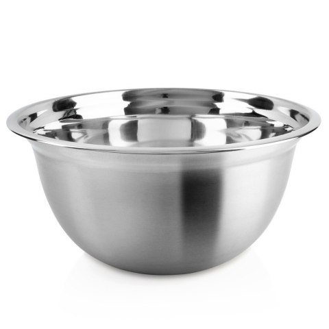 Miska Kuchenna Stalowa Okrągła Srebrna Matowa 7,5 L 32 cm VILDE