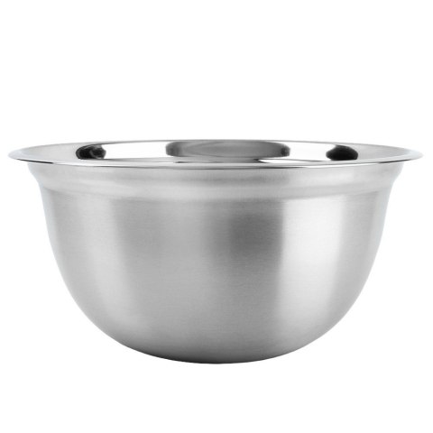 Miska Kuchenna Stalowa Okrągła Srebrna Matowa 7,5 L 32 cm VILDE