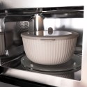 Miska Plastikowa z Pokrywką do Mikrofalówki Uszczelka Beżowa 4 L ORION