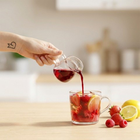 Mlecznik Szklany Dzbanuszek na Mleko Śmietankę Sos 130 ml VILDE