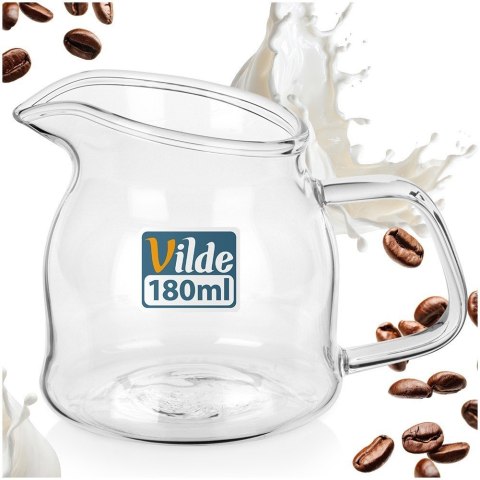 Mlecznik Szklany Dzbanuszek na Mleko Śmietankę Sos 180 ml VILDE