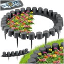 Palisada Ogrodowa Obrzeże Trawnikowe z Najazdem Szara VILDE 4 szt. 220 cm