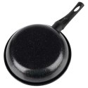 Patelnia Granitowa Non-Stick do Smażenia Duszenia Czarna 20 cm VILDE