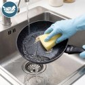 Patelnia Granitowa z Uchwytem Soft Touch Indukcja Czarna 20 cm VILDE