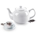 Dzbanek do Zaparzania Kawy Herbaty Porcelanowy Biały Solidny ORION 1,7 L