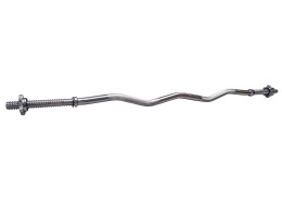 Gryf Łamany Oburęczny do Ćwiczeń Siłowych Cieżarów KUBISPORT 1200/30 mm