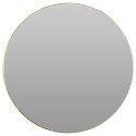 Lustro Ścienne Wiszące Złote Okrągłe Eleganckie Dekoracyjne VILDE 55 cm