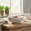 Miska Porcelanowa na Sałatkę Owoce Duża w Polne Kwiaty Louka 1,6 L ORION