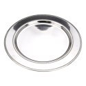 Patera Stalowa Srebrna 33 cm HOME STYLING COLLECTION Talerz do Serwowania