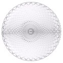 Patera Szklana na Tort Ciasto Owoce Ozdobna na Nóżce HOUSEWARE 26,5 cm