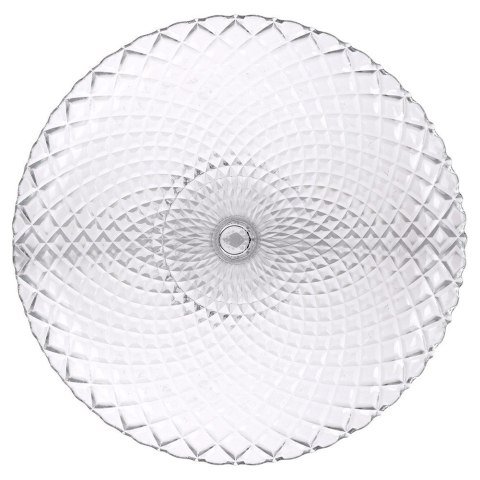 Patera Szklana na Tort Ciasto Owoce Ozdobna na Nóżce HOUSEWARE 26,5 cm