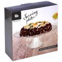Patera Szklana na Tort Ciasto Owoce Ozdobna na Nóżce HOUSEWARE 26,5 cm