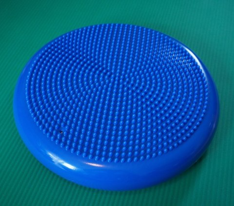 Poduszka do Balansowania Balansująca Masująca Niebieska KUBISPORT 33 cm