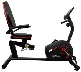 Rower Stacjonarny Magnetyczny Leżący Cichy z Wyświetlaczem KUBISPORT BC81K
