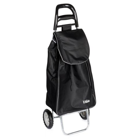 Torba Wózek na Zakupy na Kółkach Składany Czarny 30 L 20 kg VILDE