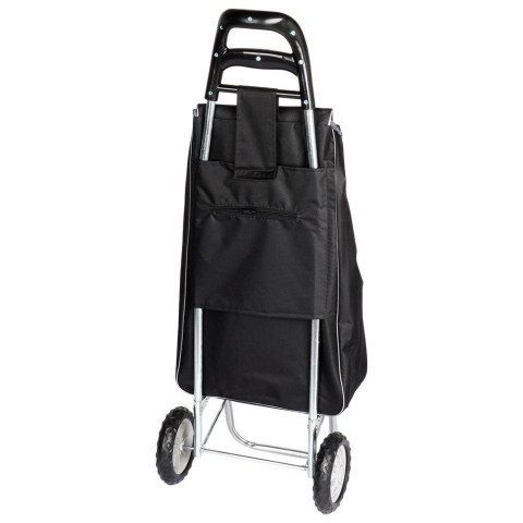 Torba Wózek na Zakupy na Kółkach Składany Czarny 30 L 20 kg VILDE