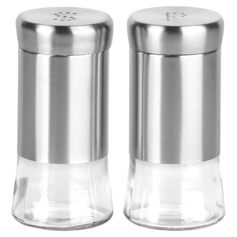 Zestaw Solniczka i Pieprzniczka Szklana na Przyprawy 2 x 140 ml VILDE