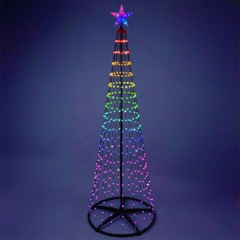 Choinka świecąca 370 LED, 210 cm