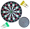 Zestaw 3w1 Tarcza do Rzucania Darta Zabawy Rzutki Lotki KUBISPORT 43 cm