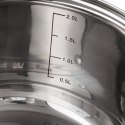 Zestaw Garnków do Gotowania Stalowych na Gaz Indukcja VILDE 6 el.