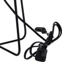Lampa Stołowa Nocna Metalowa Czarna 21 cm VILDE do Biura i Pokoju