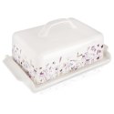 Maselniczka Porcelanowa Louka Maselnica z Pokrywką w Polne Kwiaty