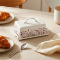 Maselniczka Porcelanowa Louka Maselnica z Pokrywką w Polne Kwiaty
