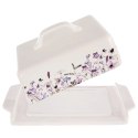 Maselniczka Porcelanowa Louka Maselnica z Pokrywką w Polne Kwiaty
